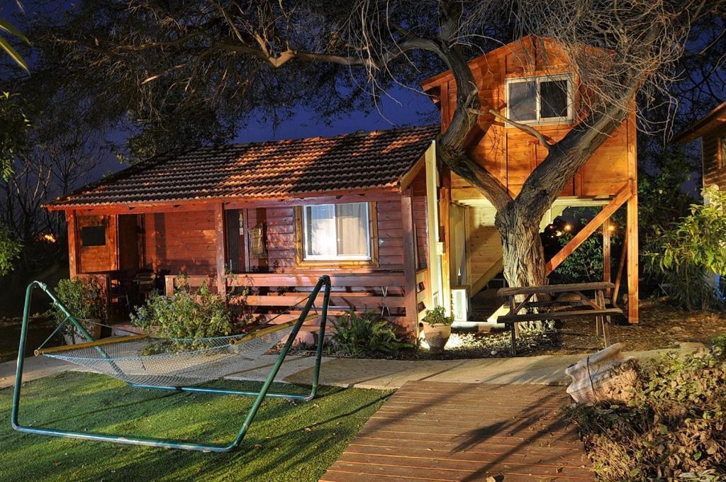 איתן בקתות עץ Eitan Wood Cabins Resort Sede Eli'ezer Luaran gambar