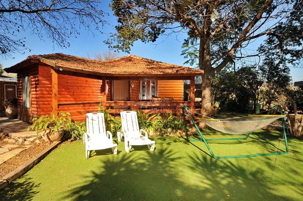 איתן בקתות עץ Eitan Wood Cabins Resort Sede Eli'ezer Luaran gambar